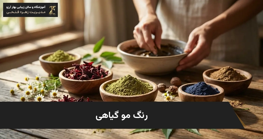 رنگ مو گیاهی
