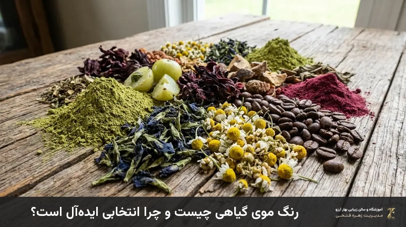 رنگ موی گیاهی چیست و چرا انتخابی ایده‌آل است؟